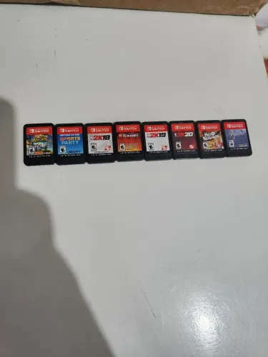 Lote de jogos para nintendo switch, preço de desapego.