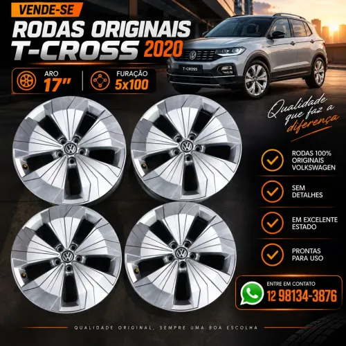 Rodas Aro 17 5x100 original VW