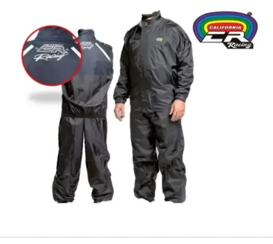 Capa de chuva California Racing Nylon Exelente estado