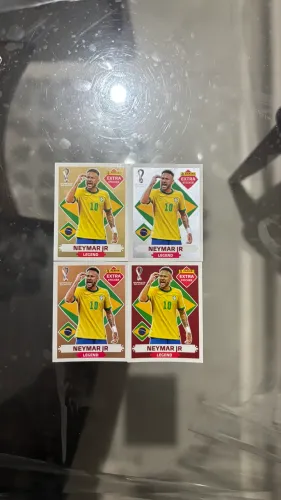 Neymar Legend Copa Qatar 2022 (Base, Bronze, Prata e Ouro)
