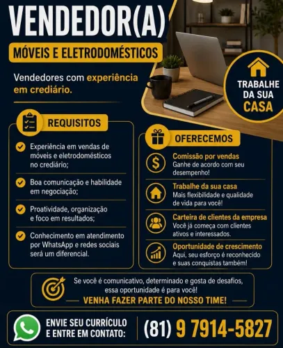 Vendedor(a) Crediário