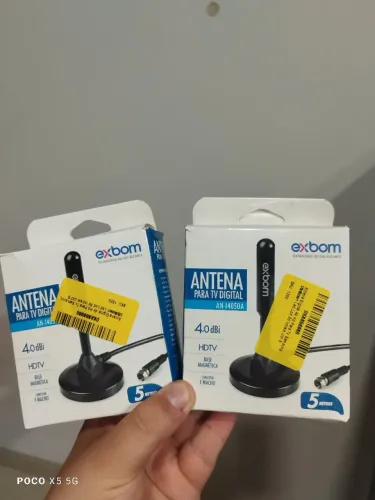 Duas Antenas para tv digital HDTV