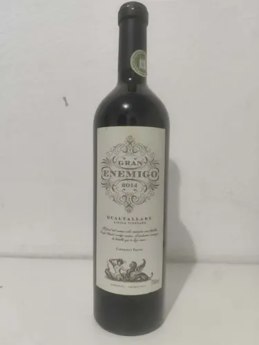 Vinho Gran El Enemigo Gualtallary 2014 - Argentino