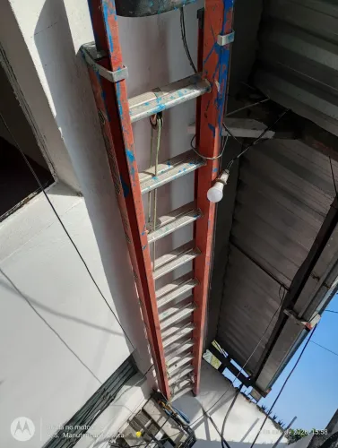 Escada de fibra 7,20 metros