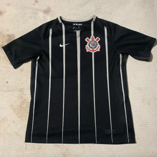 camisa nike corinthians infantil away 17/18 xl