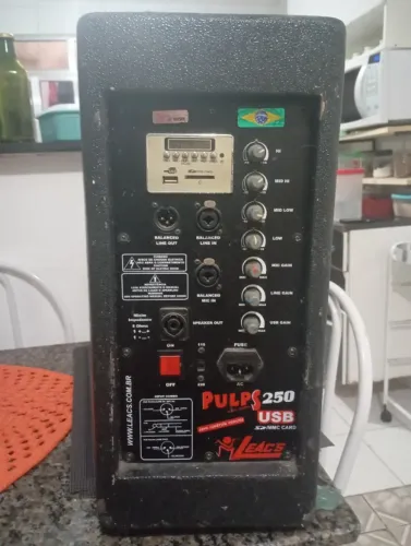 Caixa ativa leacs pulps 250w RMS Bluetooth profissional