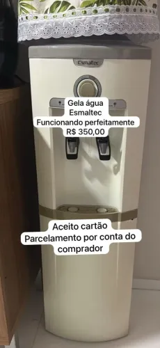 Gela Água - Esmaltec (água gelada e natural)