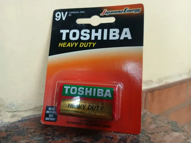 Bateria 9v Toshiba Baixo ativo, guitarra Ativa e violão