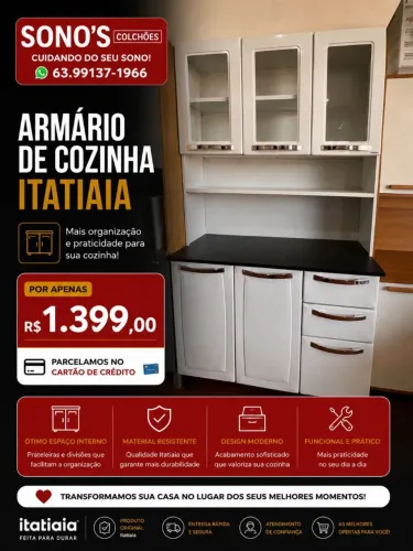 Armário de aço Itatiaia novo 