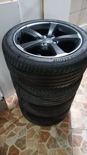 Rodas aro 17 Audi A3 com pneus turanza t005 225/45R17 91Y