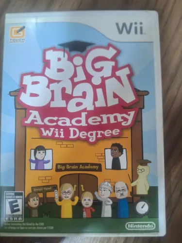 Wii- Big Brain Academy Wii Segree - Novo