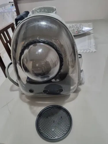 Mochila Pet Astronauta visão panorâmica 360°