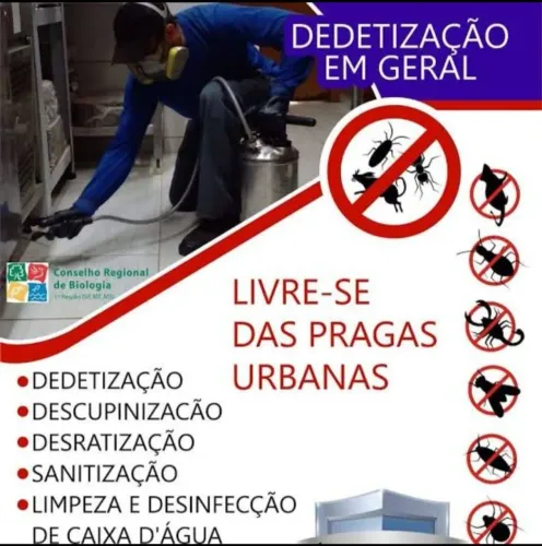 Dedetizacao proficional com certificação 