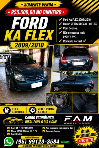 Ford KA 1.0 8v/1.0 8V ST Flex 3P 2011