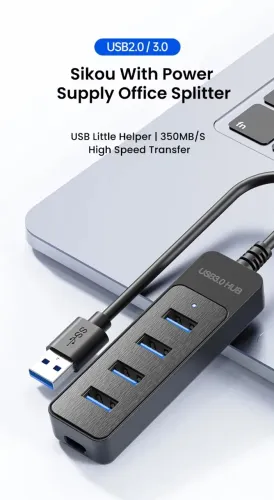 Hub USB 3.0 / 4 Portas / USB 