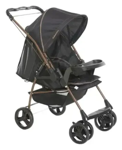 Carrinho Bebê Milano Galzerano Preto ( novo)