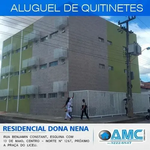 Kitinetes no Residencial Dona Nena (Centro)- Amc Imobiliária