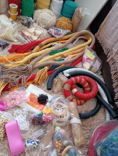 Peças para fabricação de artesanato diversos para você que gosta de fazer macramê colares