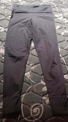 Legging peluciada preta, tamanho G - DESAPEGO