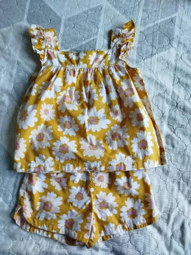 Conjunto infantil para menina marca Child of Mine Tam 2 anos