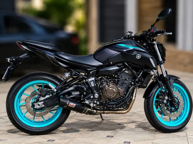 Yamaha MT-07 ABS 2025 | 2.600 km | Revisões Yamaha | R$ 45.500