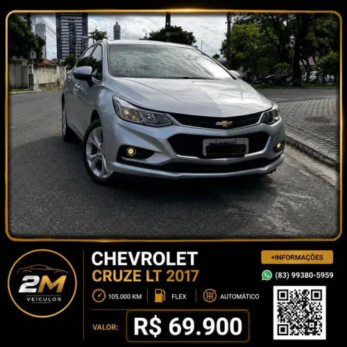 Chevrolet Cruze LT 1.4 16V Turbo Flex 4P Aut. 2017