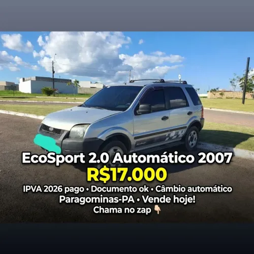 Ford Ecosport XLS 2.0/2.0 Flex 16V 5P Aut. 2007