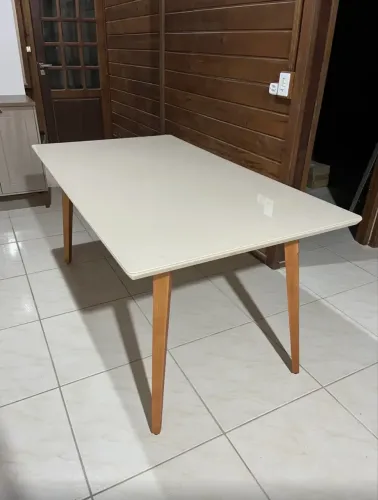 Mesa vidro 6 lugares Nova