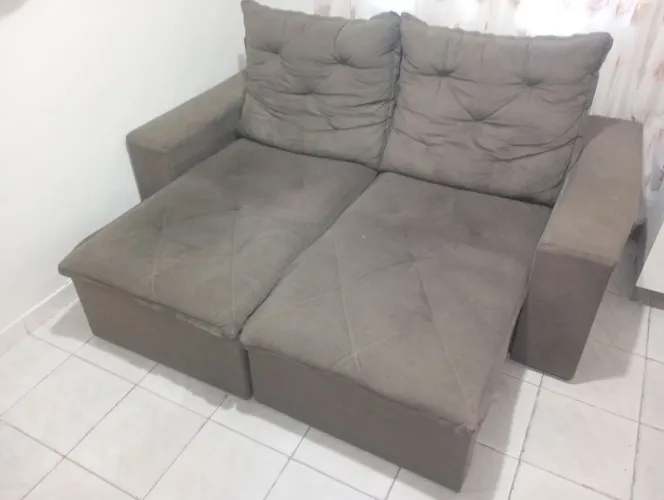 Sofá retrátil baixei o valor !!!! Sofá Top demais 