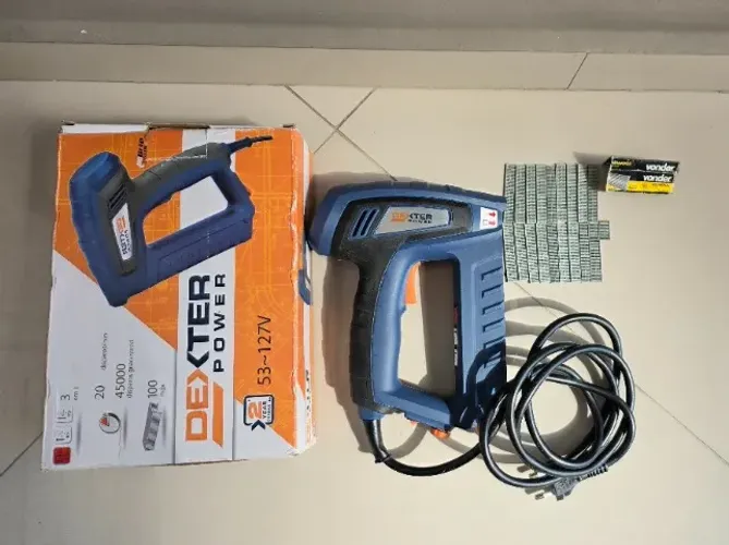 Pistola de Grampo Elétrica Dexter Power