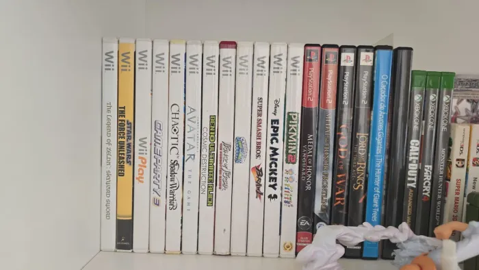 Jogos originais de Wii e ps2