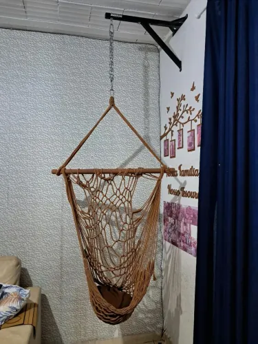 Cadeira de balanço c/ suporte 