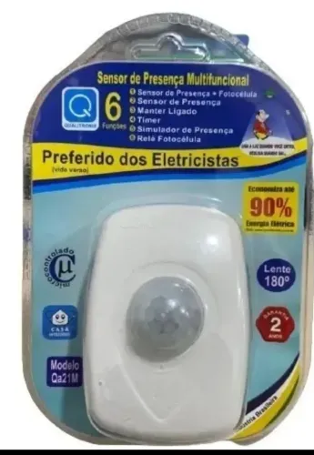 3 Sensor de presença qualitronix 