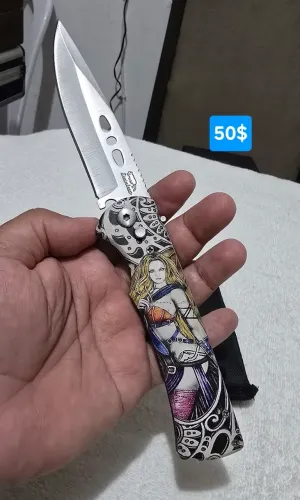 Canivete semi automático 