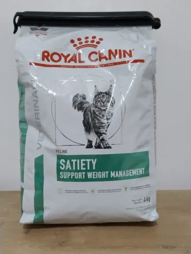 Ração Royal Canin Veterinary Diet Satiety para Gatos Com Excesso de Peso