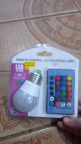 Lâmpada colorida