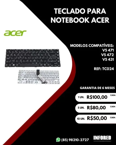 Teclados para notebook Acer
