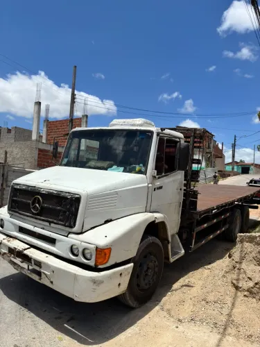 MB 1418 6x2 Manual 1995 Carroceria chapa de ferro 8,30