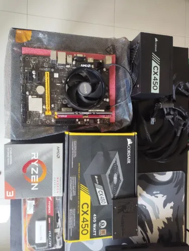 Kit Upgrade Ryzen 3 3200G + 16GB RAM + SSD 120GB + Fonte Corsair (PREÇO NEGOCIÁVEL)