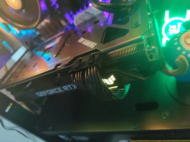 Placa de vídeo GTX 3070 tuf gaming