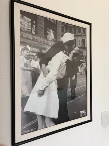 Quadro réplica com vidro