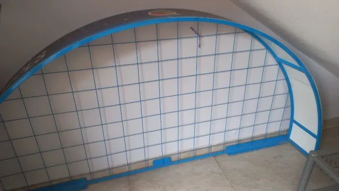 Cercado Teto/Parede Meio Arco para Balões com Gás Hélio