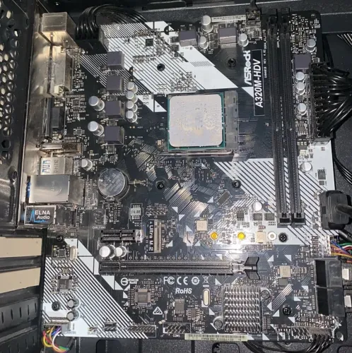 Kit ryzen 5 4600g + a320m + cooler