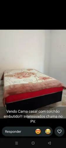 Vendo cama box casal