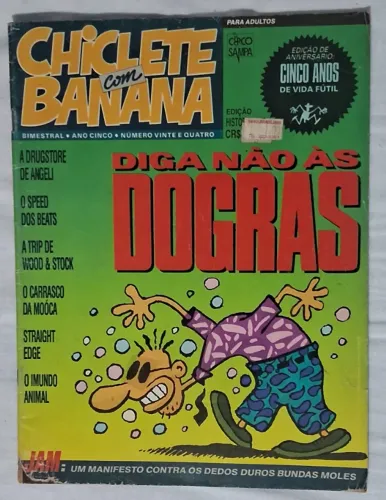 REVISTA CHICLETE COM BANANA Ano V Número 24 1990 