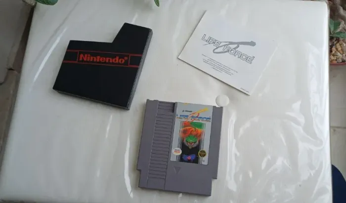Jogo Life Force Nes + Manual + Luva Americado Impecável