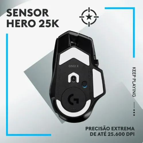 Mouse Logitech Gamer G502X Lightspeed