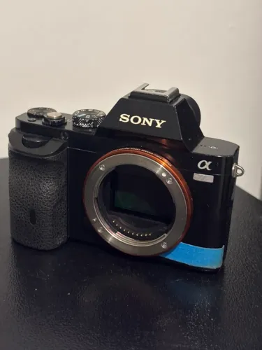 Câmera Sony a 7S com Dead Pixel central