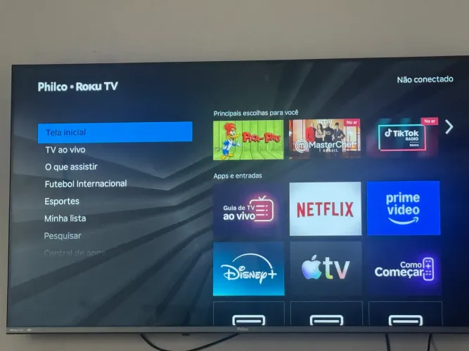 Tv 55 polegadas apenas 2 meses de uso