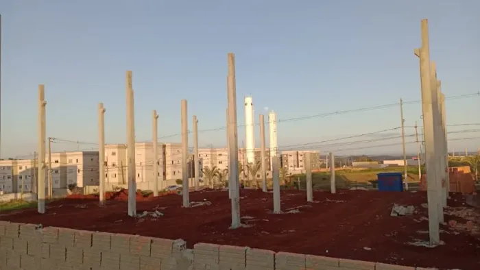 Pilares em concreto